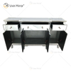 WXF-027-1 Champagne Silver Home Decor Mirored Armario con cajones Muti