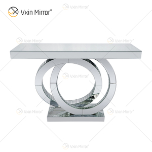 Mesa de consola New Style WXF-536 2022 Mesas de consola plateadas de lujo para pasillo