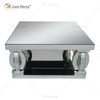 Mesa auxiliar personalizada WXF-1104 Mesa de centro con espejo de plata hecha en casa con cristal