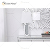 Vxin Supply WXTL-004 lámpara de espejo de mesa de cristal triturado de plata moderna para dormitorio