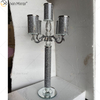 Nombre personalizable Modern Elegant VX-09 Silver Crystal 75 Light Mirrorr Portavelas para boda en casa