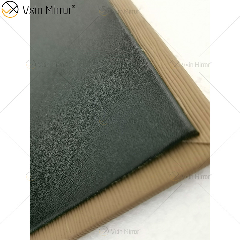 Vxin Mirror WXB-003 Caja de pañuelos de cuero de madera de lujo marrón para decoración del hogar