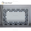 Decoración de pared WXM-1120 Diseño de estilo de moda Unidades de pared de TV con espejo de diamantes de cristal de lujo