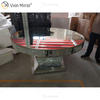 WXWF-1050 Coffee Crushed Diamond Sparkly Mesa auxiliar para sala de estar